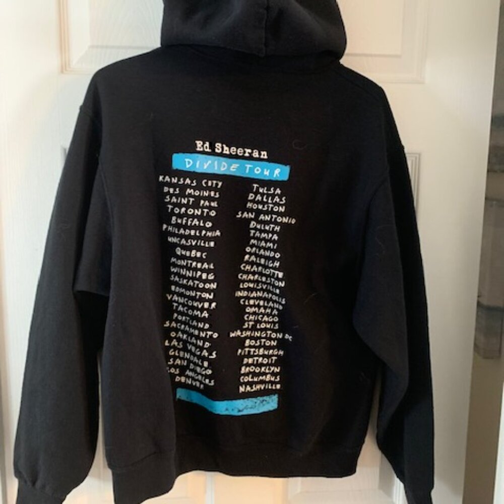 ED SHEERAN TOUR  WOMENS HOODIE - Picture 3 of 4